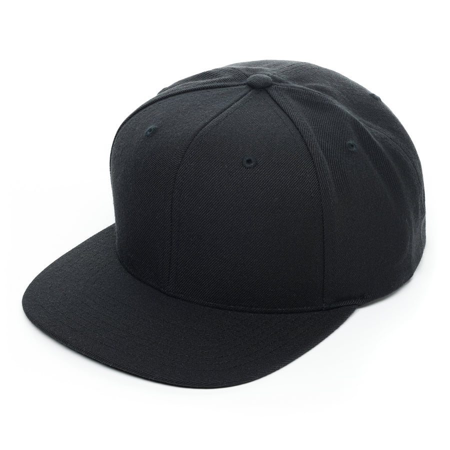 Richardson 510, Classic Flat Bill Trucker Hat, Snap back,Heather Gray, Custom Branded, Custom design hat, black, black and black.