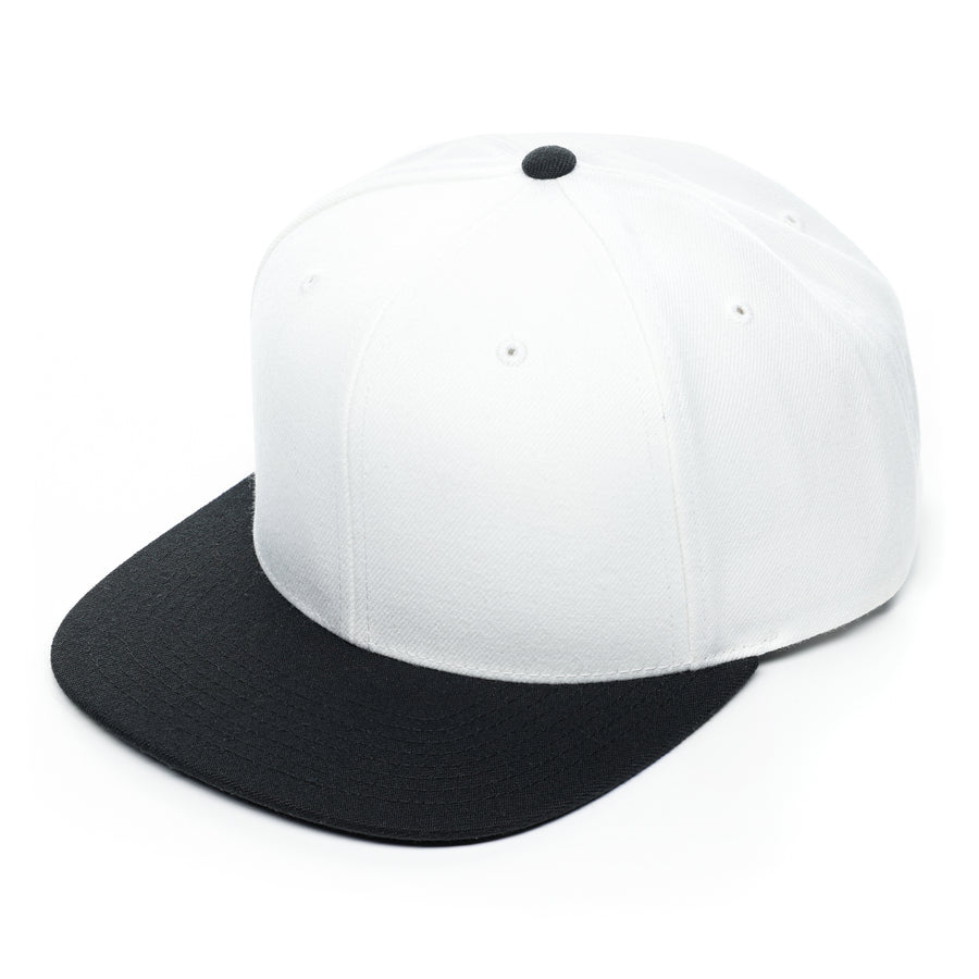 Richardson 510, Classic Flat Bill Trucker Hat, Snap back,Heather Gray, Custom Branded, Custom design hat, black and white, white and black, white with black bill trucker hat,